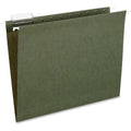 TOPS Pendaflex Essentials 1/5 Tab Cut Letter Recycled Hanging Folder, Standard Green, 8 1/2" Width x 11" Length, 25 / Box, PFX81602