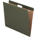 TOPS Pendaflex Essentials 1/5 Tab Cut Letter Recycled Hanging Folder, Standard Green, 8 1/2" Width x 11" Length, 25 / Box, PFX81602