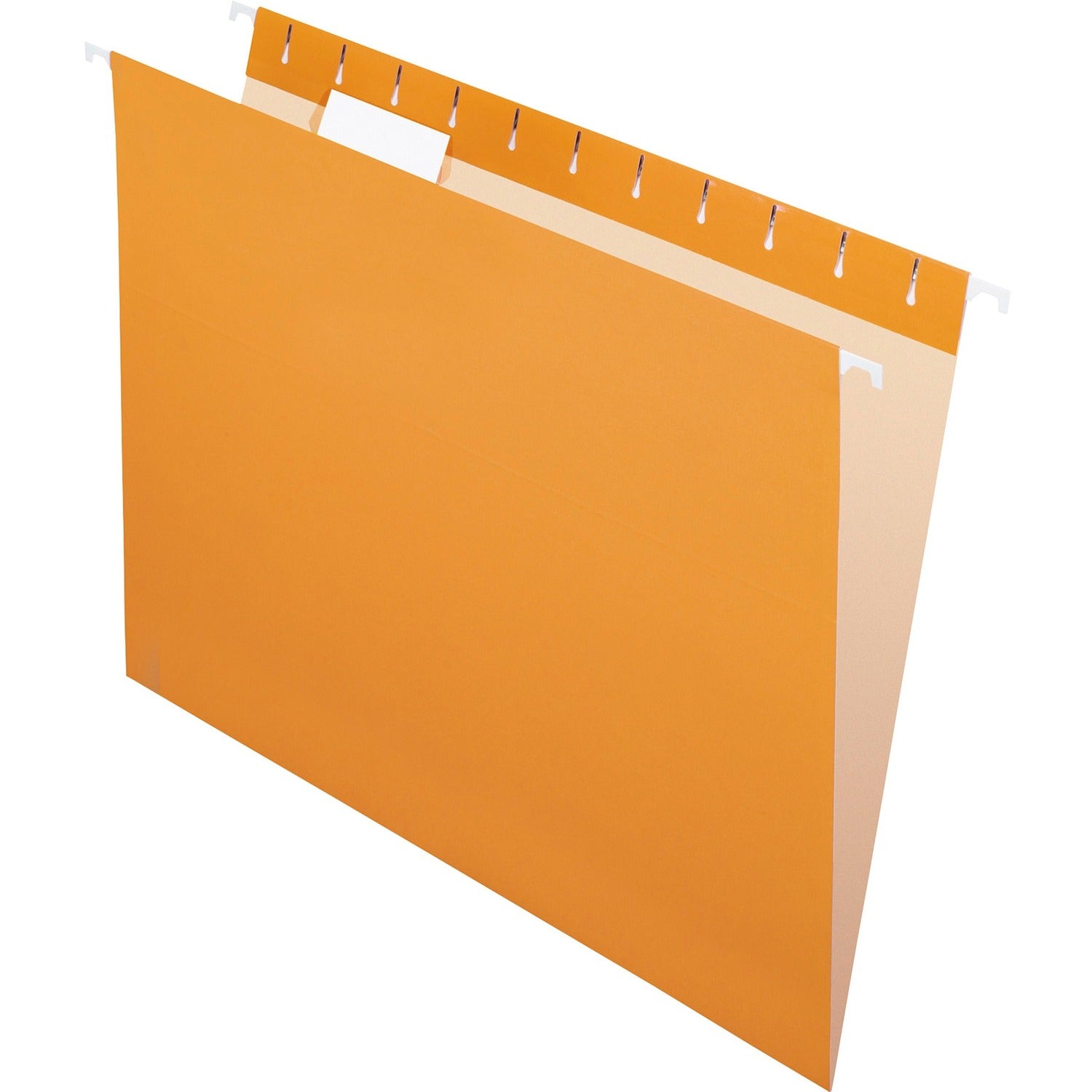 Pendaflex Essentials 1/5 Tab Cut Letter Recycled Hanging Folder, 1 Box
