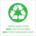 TOPS Pendaflex Essentials 1/5 Tab Cut Letter Recycled Hanging Folder, Navy Blue, 8 1/2" Width x 11" Length, 25 / Box, PFX81615