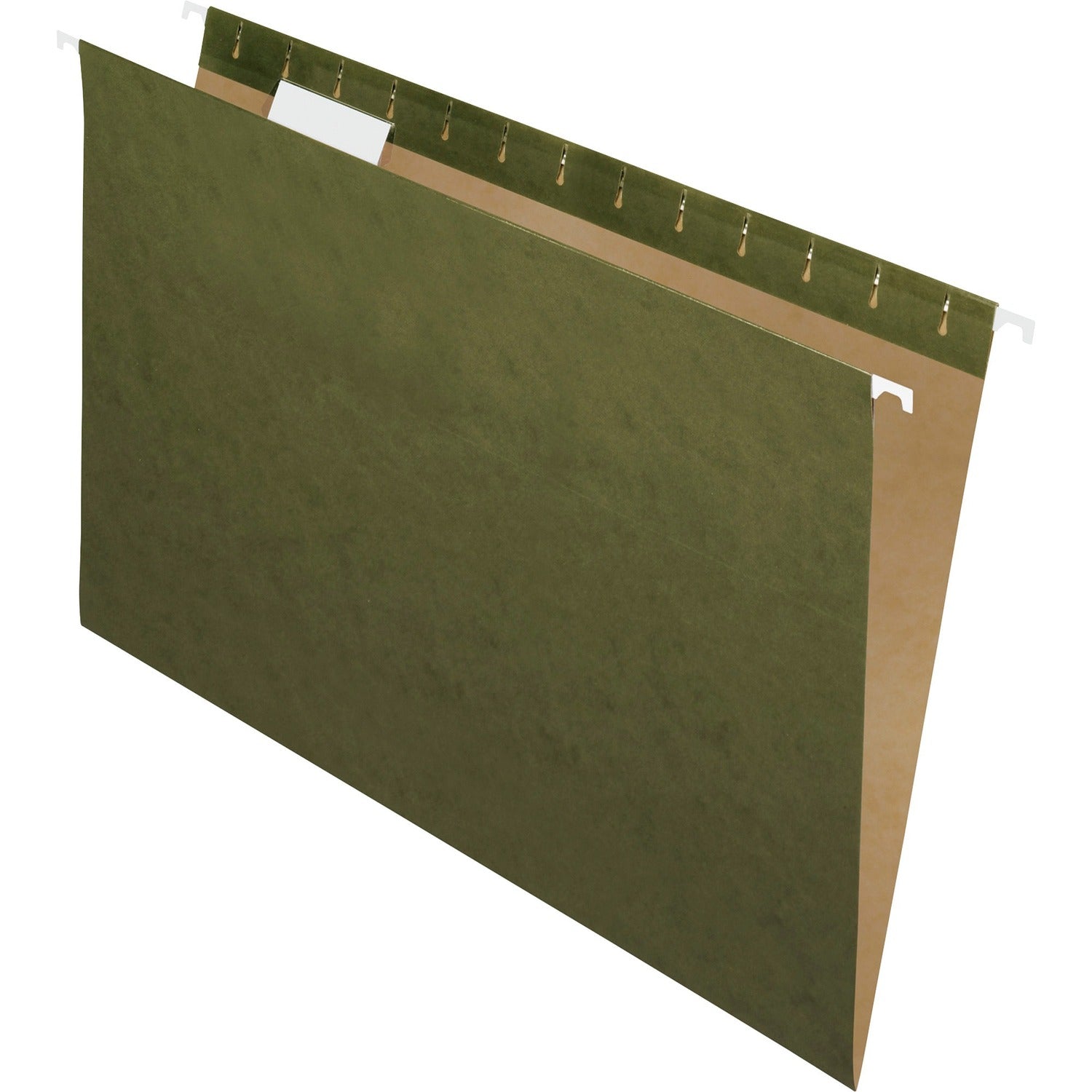 Pendaflex Essentials 1/5 Tab Cut Legal Recycled Hanging Folder, 1 Box