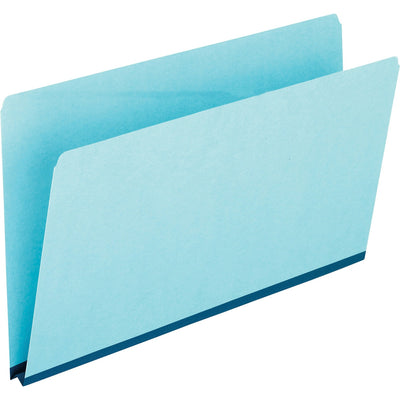 TOPS Pendaflex Legal Recycled Top Tab File Folder, Blue, 8 1/2" Width x 14" Length, 25 / Box — view 1