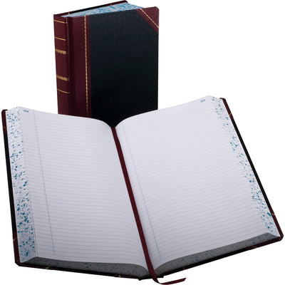 TOPS Boorum & Pease Boorum 9 Series Record Rule Account Books, Red, 8.62" Width x 14.12" Length, /BX 6BX/CT — view 1