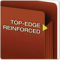 TOPS Pendaflex Straight Tab Cut Legal Recycled File Pocket, Red, 8 1/2" Width x 14" Length, PFX95565