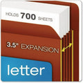 TOPS Pendaflex Straight Tab Cut Legal Recycled File Pocket, Red, 8 1/2" Width x 14" Length, PFX95565