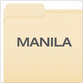 TOPS Pendaflex 1/3 Tab Cut Letter Top Tab File Folder, Manila, 8 1/2" Width x 11" Length, 50 / Box, PFXFM210