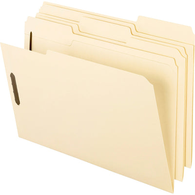 TOPS Pendaflex 1/3 Tab Cut Letter Recycled Top Tab File Folder, Manila, 8 1/2" Width x 11" Length, 50 / Box — view 1