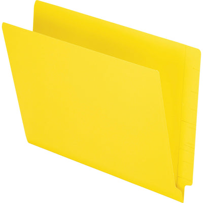 TOPS Pendaflex Letter Recycled End Tab File Folder, Yellow, 8 1/2" Width x 11" Length, 100 / Box — view 1