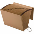 TOPS Pendaflex Essentials Letter Recycled Expanding File, Brown, 8 1/2" Width x 11" Length, PFXK17AOX