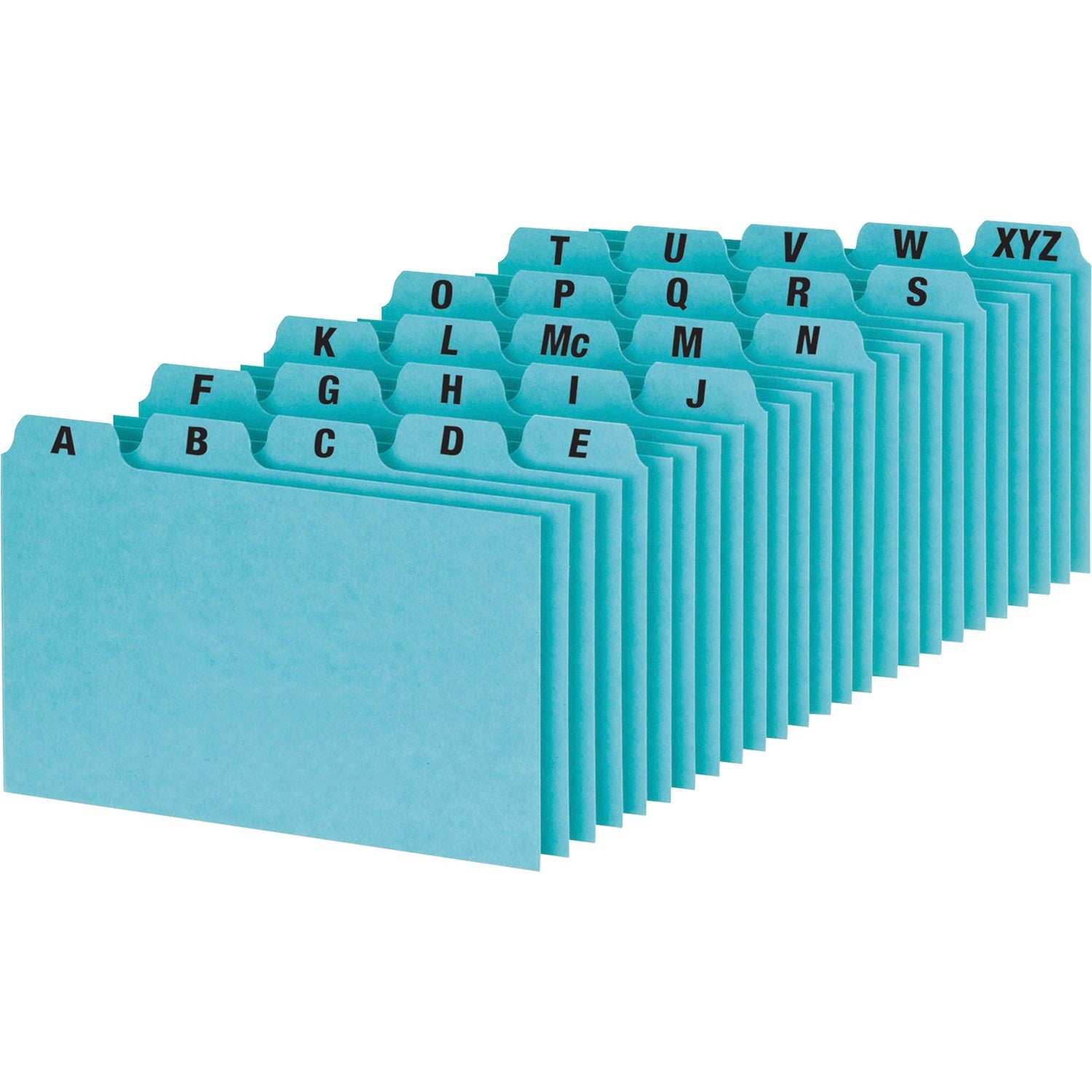 Oxford A-Z Tabs Index Card Guides, 1 Set
