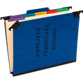 TOPS Pendaflex 1/3 Tab Cut Recycled Hanging Folder, Blue, 9 1/2" Width x 11 3/4" Length, PFXSER2BL