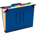 TOPS Pendaflex 1/3 Tab Cut Recycled Hanging Folder, Blue, 9 1/2" Width x 11 3/4" Length, PFXSER2BL