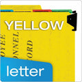 TOPS Pendaflex 1/3 Tab Cut Hanging Folder, Yellow, 9 1/2" Width x 11 3/4" Length, PFXSER2YEL