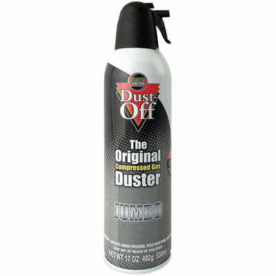 Falcon Safety Dust-Off Jumbo Disposable Dusters, Gray, FALDPSJMB