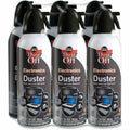 Falcon Safety Dust-Off Compressed Gas Duster, Black, 6 / Pack, FALDPSXL6