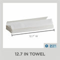 Georgia Pacific . Pacific Blue Basic C-Fold Paper Towels, White, 10 / Carton, GPC20603
