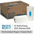 Georgia Pacific . Pacific Blue Select Perforated Paper Towel Roll, White, 12 / Carton, GPC27700
