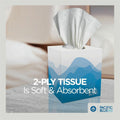Georgia Pacific . Pacific Blue Select Facial Tissue by GP Pro - Cube Box, White, 100 / Box, GPC46200