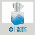 Georgia Pacific . Pacific Blue Select Facial Tissue by GP Pro - Cube Box, White, 100 / Box, GPC46200