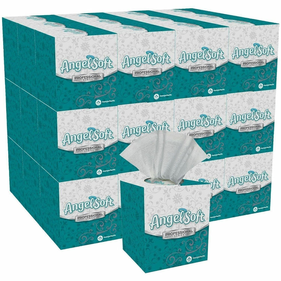 Angel Soft Professional Series Facial Tissue, 4.4" x 5.3", White, Absorbent, 36 / Carton, GPC46580