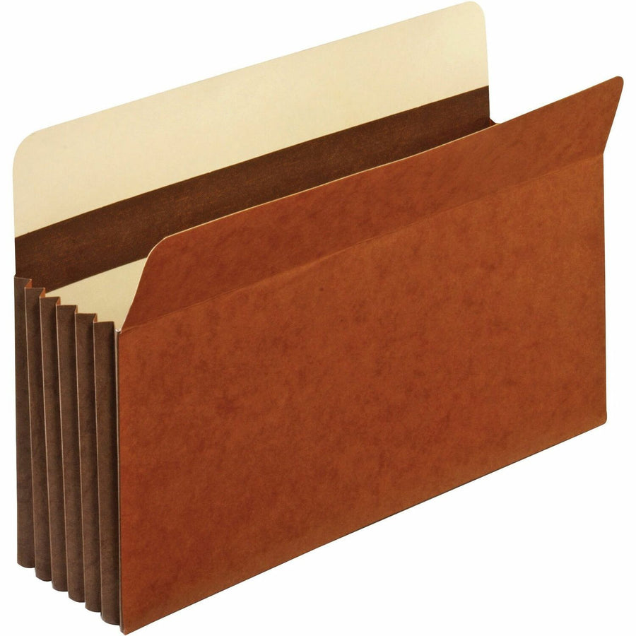 Pendaflex Heavy-duty Accordion File Pockets, 8.5" Width x 14" Length, Brown, Tyvek, Durable, 10 / Box, PFXC1536GHD