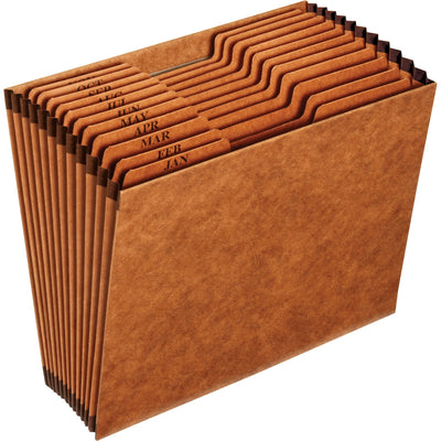 TOPS Pendaflex 1/3 Tab Cut Letter Recycled Expanding File, Brown, 8 1/2" Width x 11" Length, PFXR217MHD