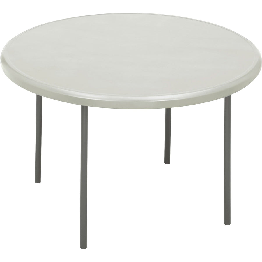 Iceberg IndestrucTable TOO 1200 Series Round Folding Table, Steel, Heavy Duty, ICE65243