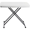 Iceberg IndestrucTable TOO 1200 Series Adjustable Personal Folding Table, Gray, ICE65490
