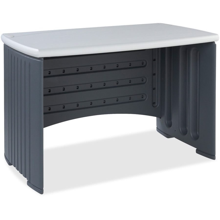 Iceberg Dent and Scratch Resistant Computer Desk, 46" x 30", Polyethylene, Washable, ICE73002