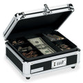 IdeaStream Vaultz Locking Cash Box, Chrome, IDEVZ01002