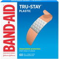 Johnson & Johnson Consumer . Band-Aid Tru-Stay Plastic Strips Adhesive Bandages, Tan, 60 / Box, JOJ5635