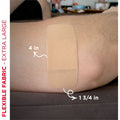 Johnson & Johnson Consumer . Band-Aid Flexible Fabric Adhesive Bandages - Extra Large, Tan, 10 / Box, JOJ5685