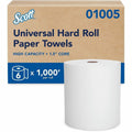 Kimberly-Clark Scott Essential Universal High-Capacity Hard Roll Towels with Absorbency Pockets, White, 6 / Carton, KCC01005