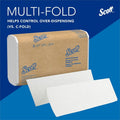 Kimberly-Clark Scott Multifold Paper Towels with Absorbency Pockets, White, 16 / Carton, KCC01840
