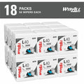 Kimberly-Clark Wypall PowerClean L40 Extra Absorbent Towels, White, 18 / Carton, KCC05701CT