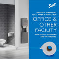 Kimberly-Clark Scott High-Capacity Jumbo Roll Toilet Paper, White, 1 Carton, KCC07805