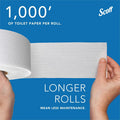 Kimberly-Clark Scott High-Capacity Jumbo Roll Toilet Paper, White, 1 Carton, KCC07805