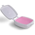 Lee Sortkwik Fingertip Moistener with Nonskid Base, White, LEE10400