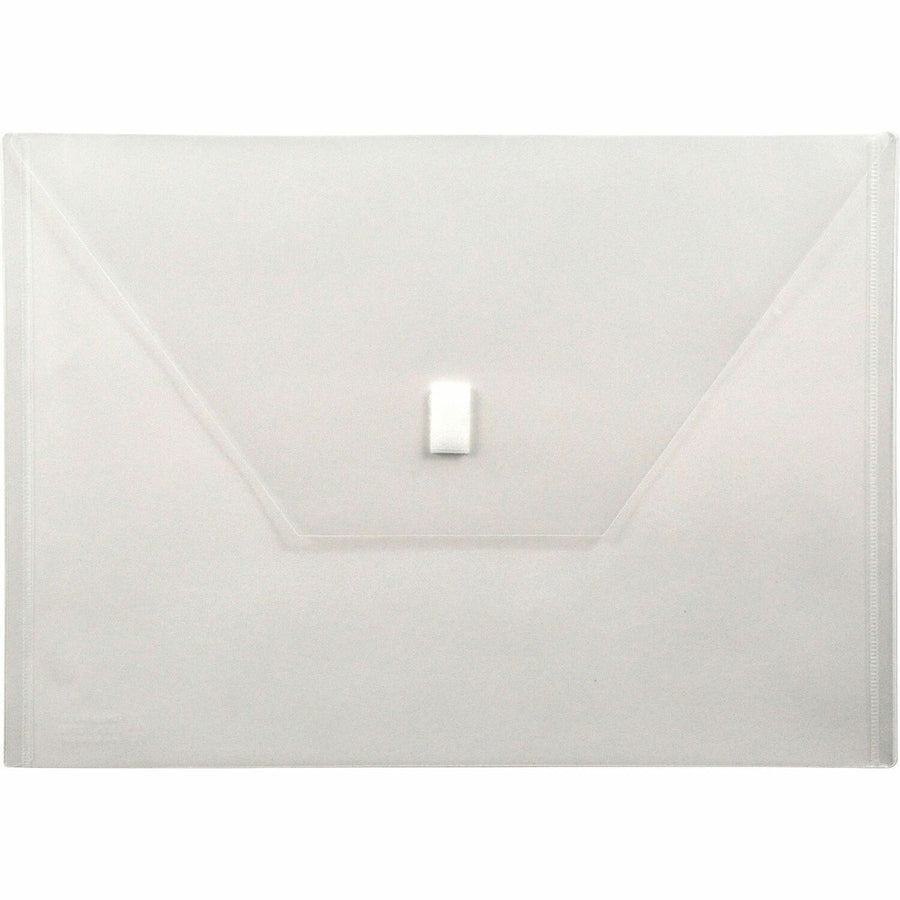 Lion Office A4 Recycled File Pocket, Clear, 8 17/64" Width x 11 11/16" Length, 60EA/BX 4BX/CT — view 1