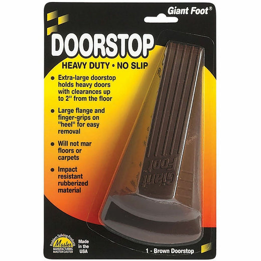 Giant Foot Doorstop - Brown, 1 Each