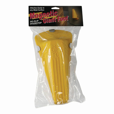 Master Giant Foot Magnetic Doorstop - Yellow, MAS00967