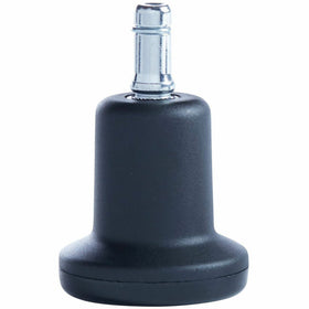 Master Caster High Profile Bell Glides, Matte Black, 5 / Set, MAS70175