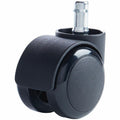 Master Caster Futura Chair Mat Casters, Matte Black, 5 / Set, MAS94326