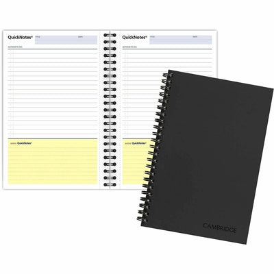 ACCO Mead QuickNotes 1 - Subject Business Notebook - Jr.Legal, 5" x 8", MEA06096