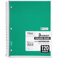 ACCO Mead 3-Subject Wire-bound Notebook - Letter-size, 8" x 11", MEA06710