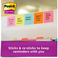 3M Post-it Super Sticky Notes - Supernova Neons Color Collection, Tropical Pink, 1 Pack, MMM3321SSAN
