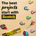 3M Scotch Transparent Tape and Scotch C60 Dispenser, Clear, 12 / Pack, MMM600KC60