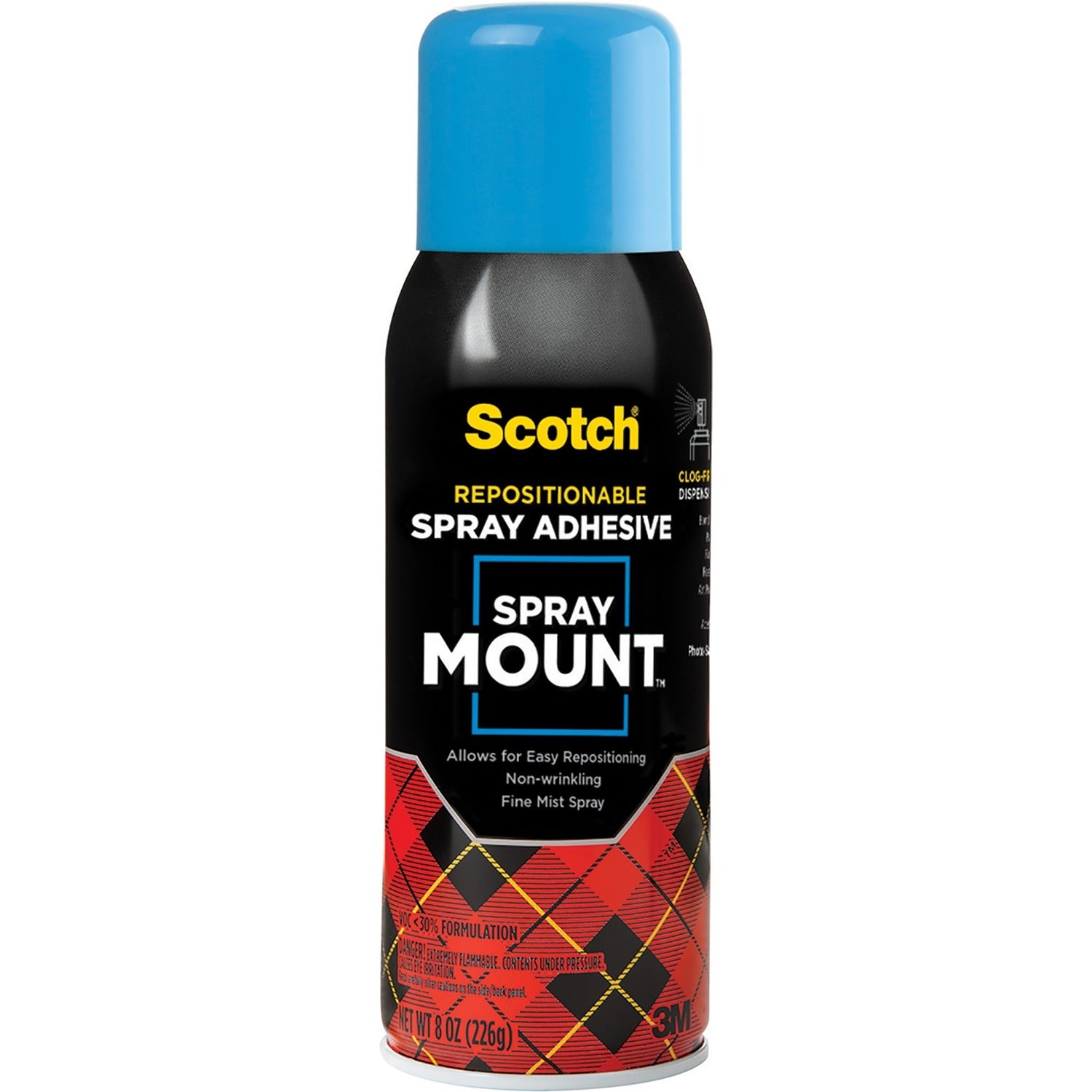 Scotch Spray Mount Clear Adhesive, 1 Each