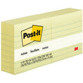 3M Post-it Lined Notes, Yellow, 6 / Pack, MMM6306PK