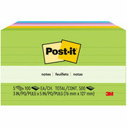 Post-it® Notes Original Lined Notepads - Floral Fantasy Color Collection, 1 Pack